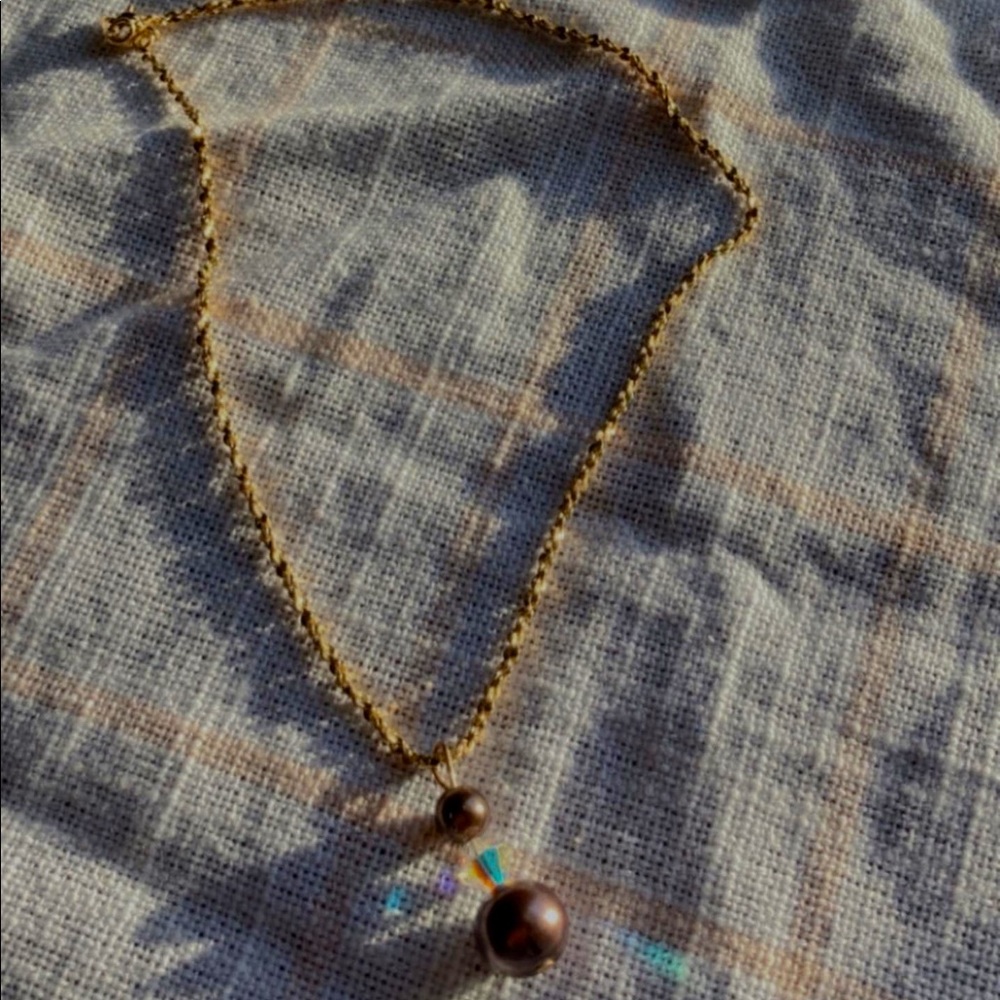 Faux Pearl choker